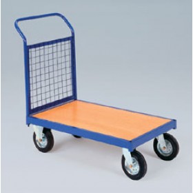 Prekybinis vežimėlis su krepšiu PLN-041 Vežimėliai
