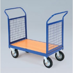 Prekybinis vežimėlis su krepšiu PLN-041 Vežimėliai